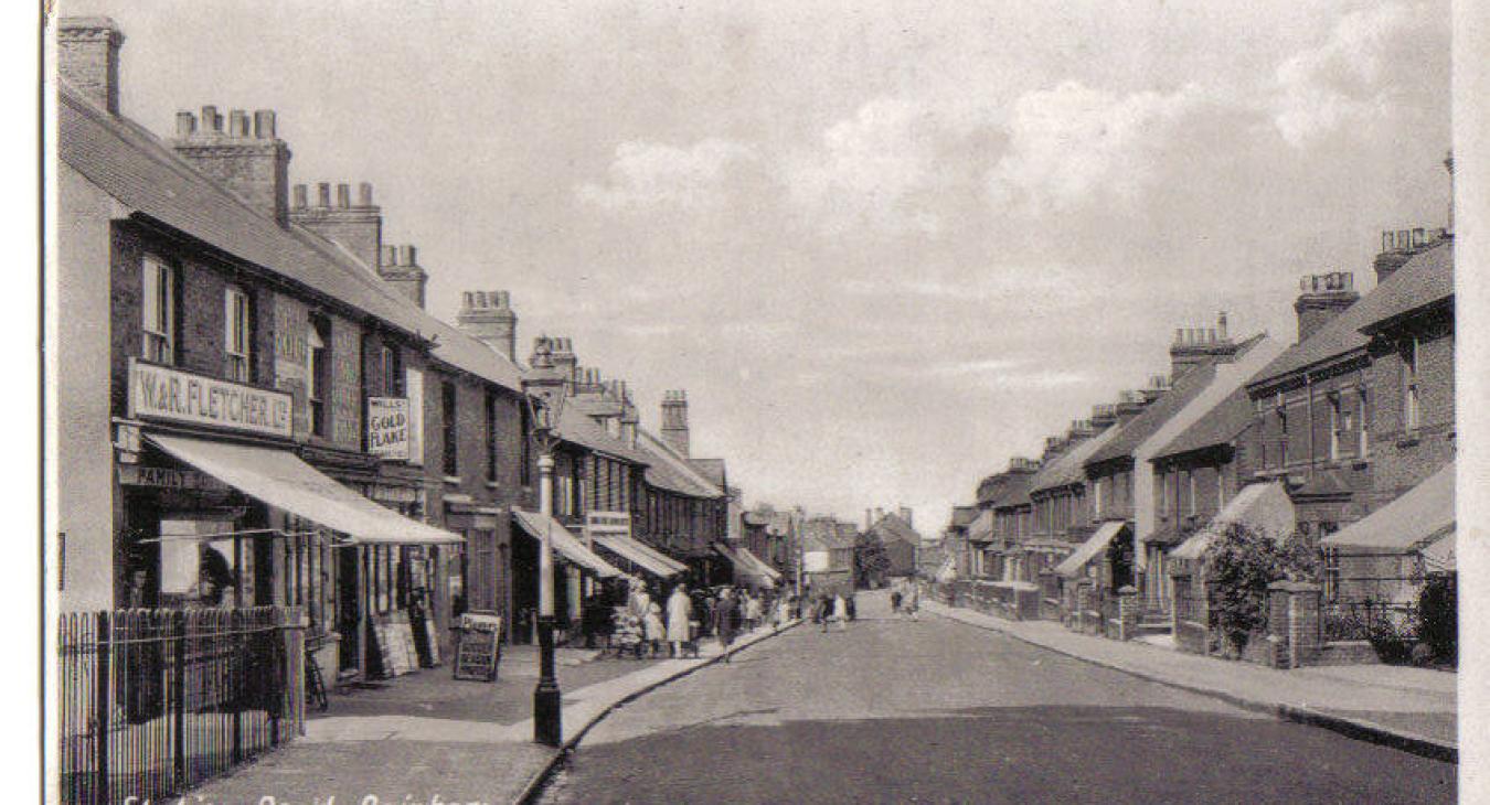 Station Road in Rainham Kent, circa 1900